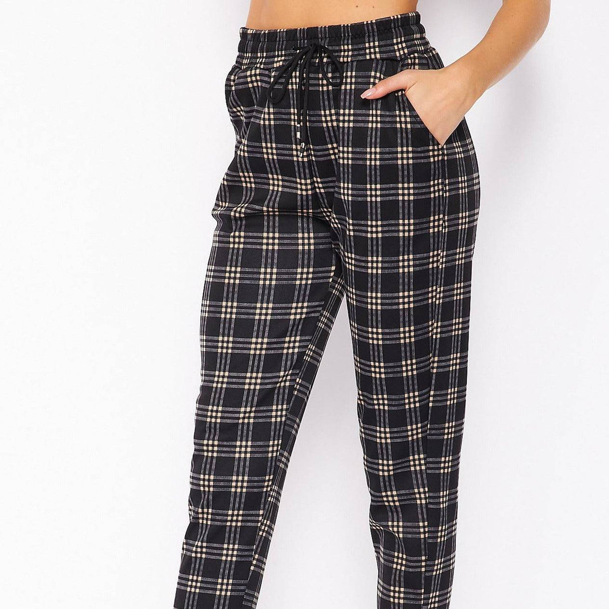Comfy Plaid Print Dress Pant From Truly Contagious