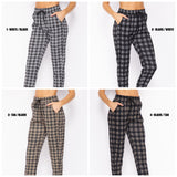 Comfy Plaid Print Dress Pant From Truly Contagious