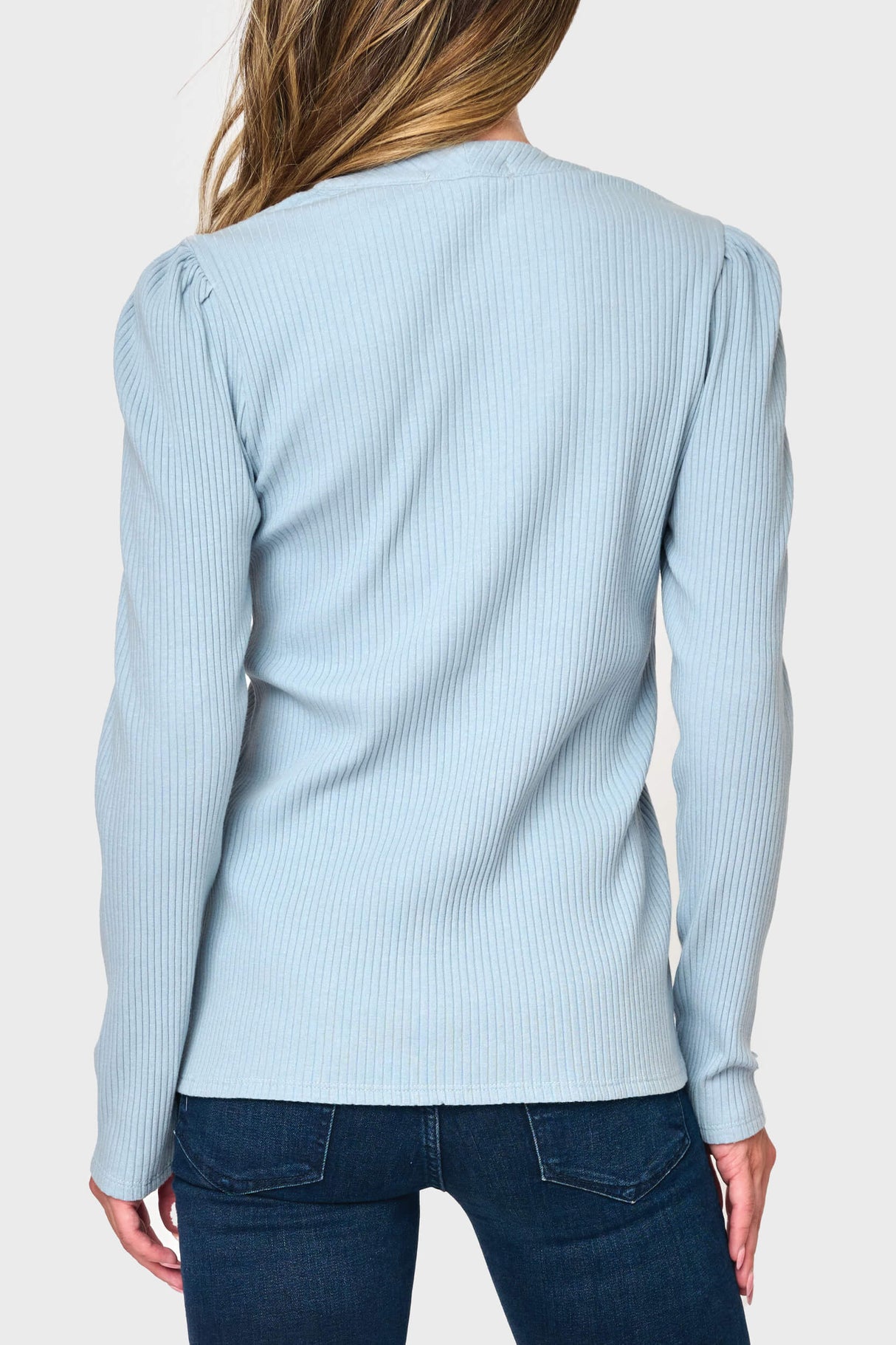 The Amelia Ribbed Henley  From Gibsonlook