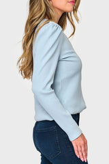 The Amelia Ribbed Henley  From Gibsonlook
