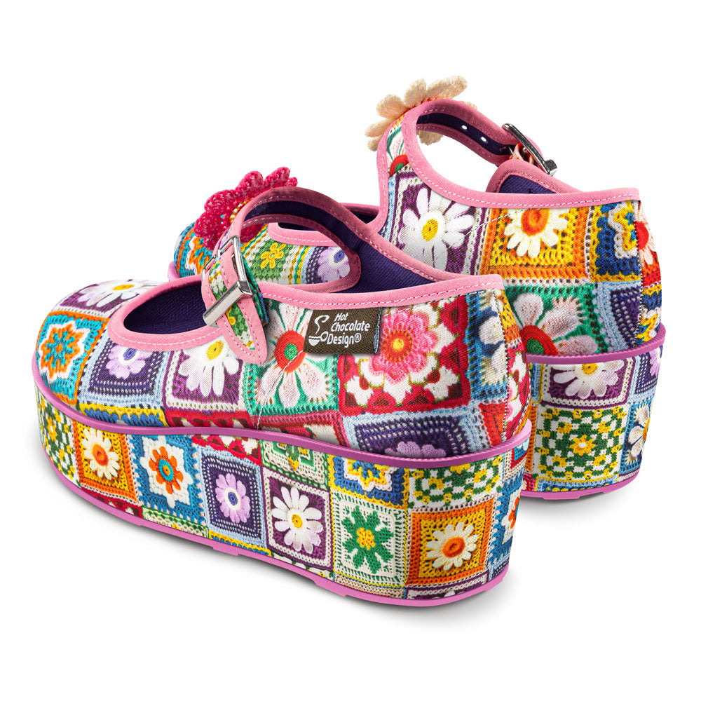 Chocolaticas® Crochet Women's Mary Jane Platform From Hot Chocolate Design