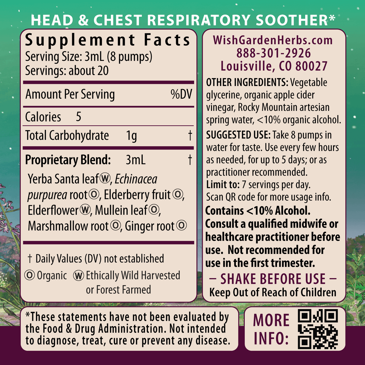 Congestion Rescue Immune Support for Pregnancy From WishGarden Herbs