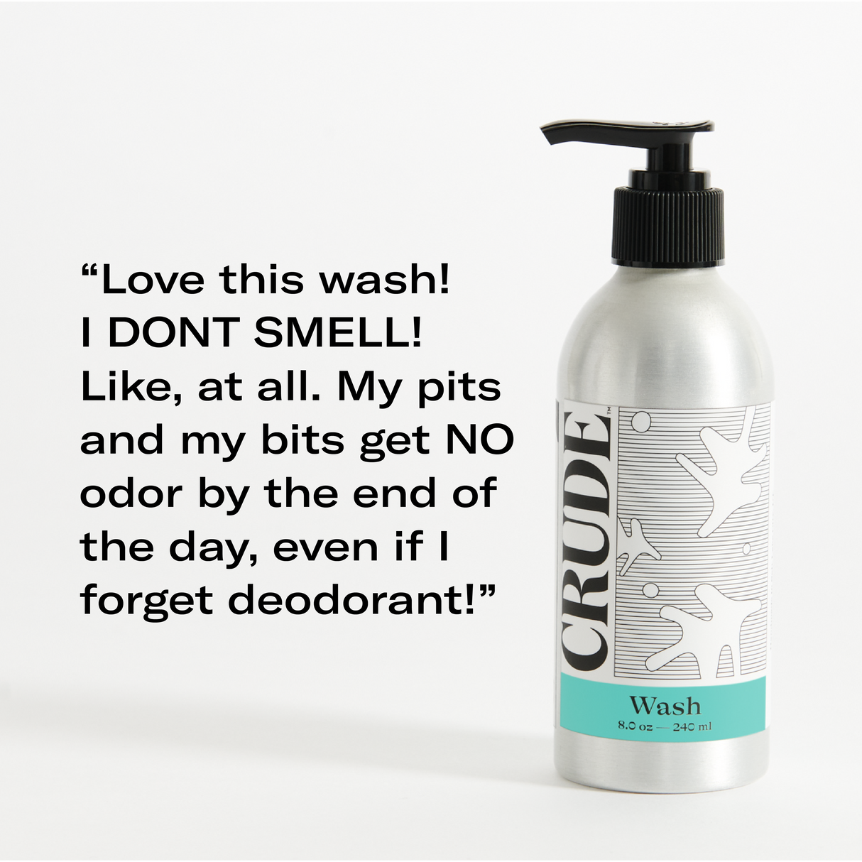 Wash from CRUDE Personal Care