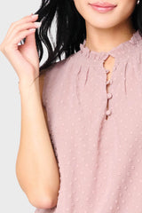 Respect the Ruffle Sleeveless Blouse from Gibsonlook