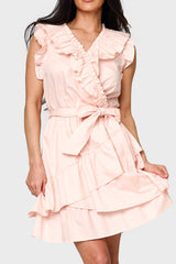 Ruffles for Days Wrap Dress With Belt from Gibsonlook