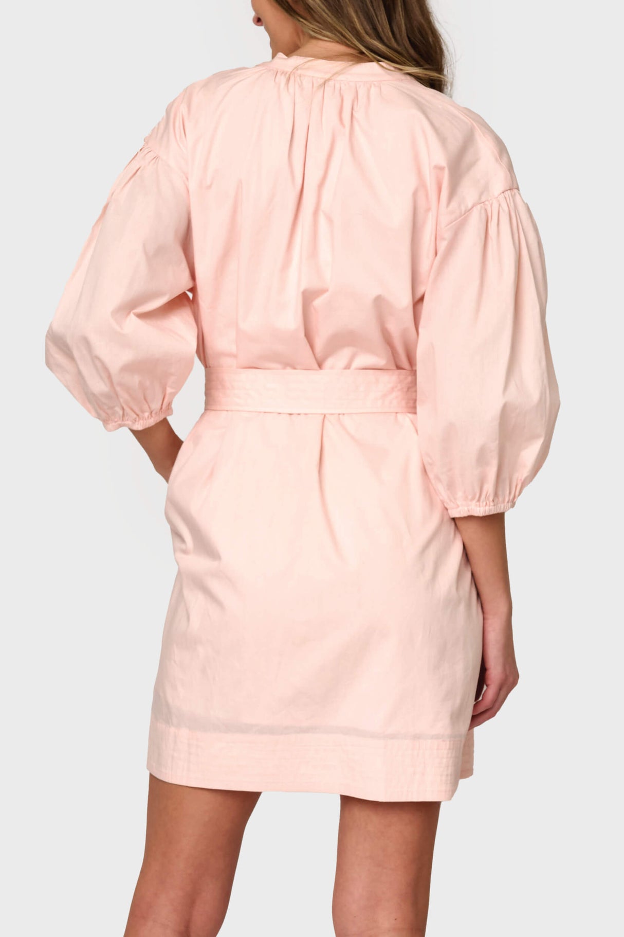 Ambition Puff Sleeve Belted Dress from Gibsonlook
