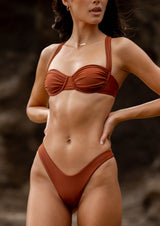 Lahaina Bottoms X Terracotta from Sundaze Bikinis