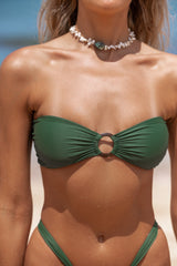 Mila Bandeau Top X Emerald from Sundaze Bikinis