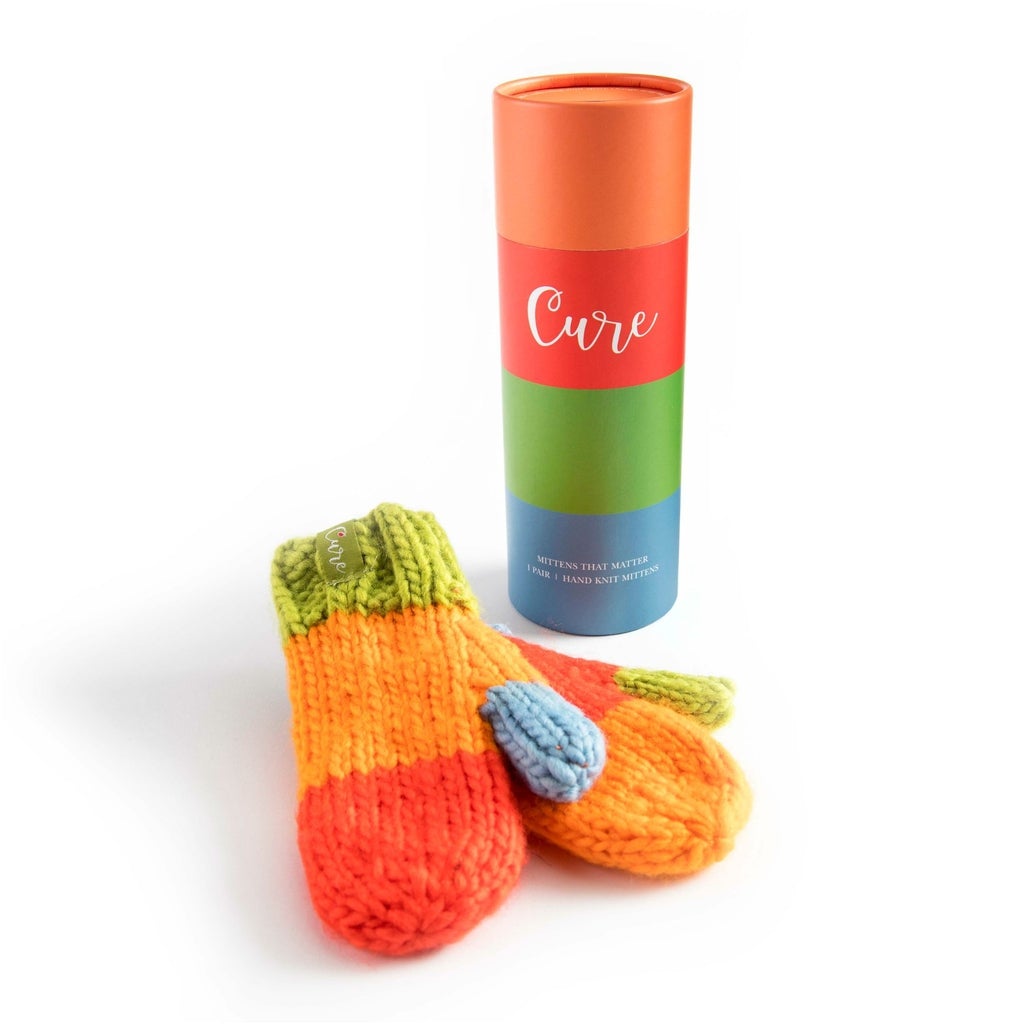 CURE Mittens (Orange) from Pretty Simple