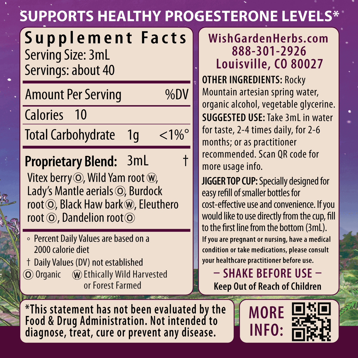 Cycle Vitality 2 Luteal Phase - Progesterone Support From WishGarden Herbs