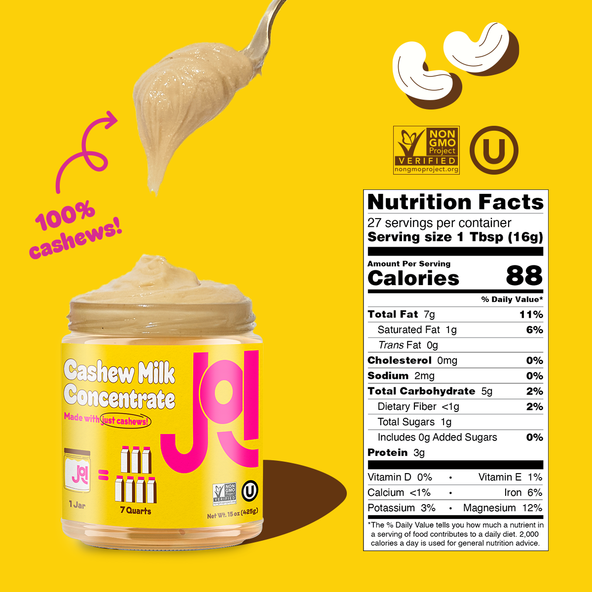 Organic Oat & Cashew 2-Pack From JOI