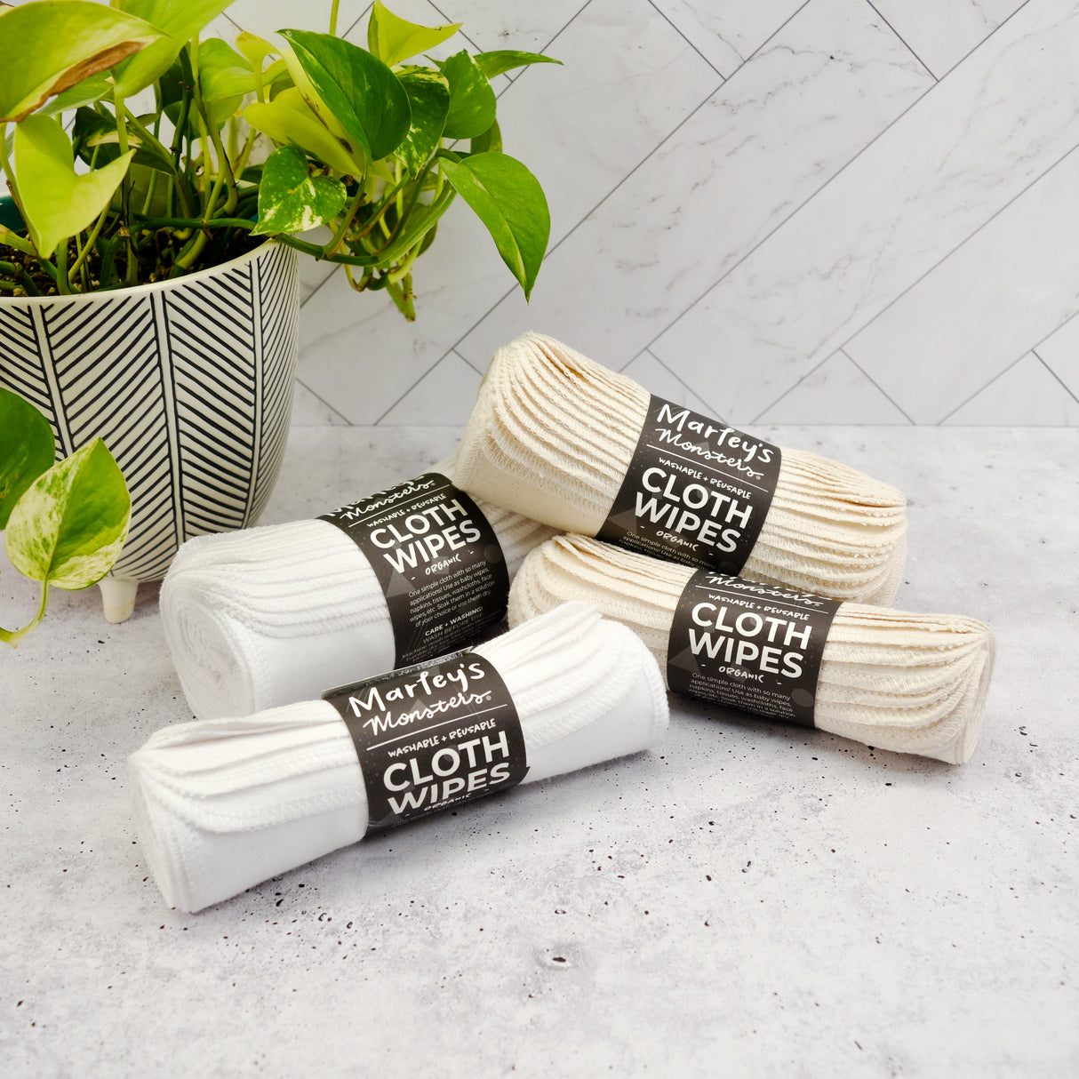 Cloth Wipes: Organic from Marley's Monsters