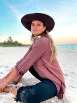 Khuna Cowl Tunic Top From Cotton Flower Clothing