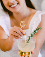 Pop Fizz Clink Drink Stirrers, Set of 12 from The Cotton & Canvas Co.