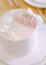 Bride and Groom Wedding Gift Tag from The Cotton & Canvas Co.
