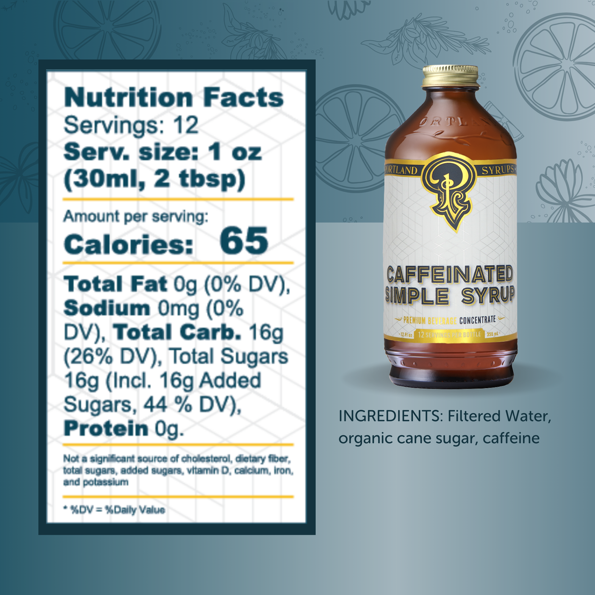 Caffeinated Simple Syrup from Portland Syrups