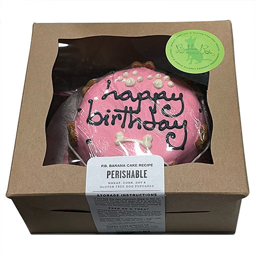 Pink Dog Cake (Perishable) from Bubba Rose Biscuit Co.