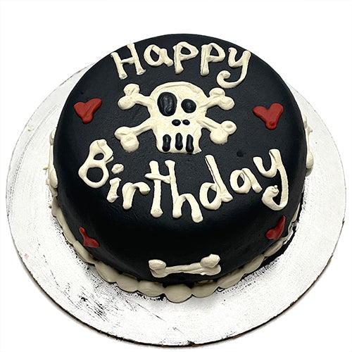 Skull Dog Cake (Perishable) from Bubba Rose Biscuit Co.