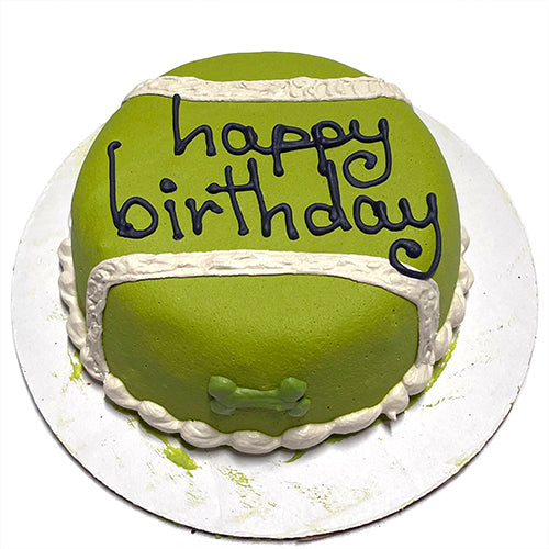 Tennis Ball Dog Cake (Perishable) from Bubba Rose Biscuit Co.