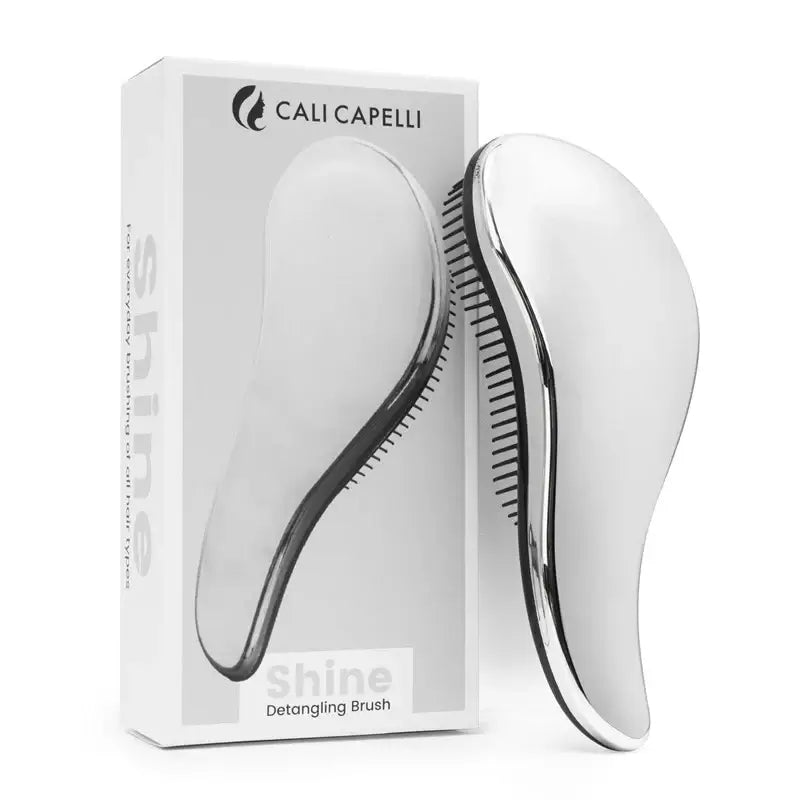 Shine Detangling Hair Brush (Silver) from Calicapelli Hair Tools