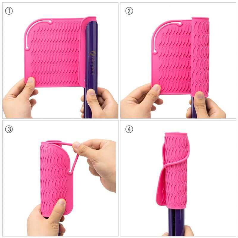 Pro Heat Resistant Mat (Pink) from Calicapelli Hair Tools