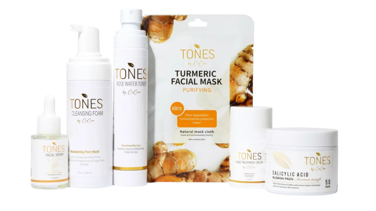 Acne Regimen Kit From Tones by Cocoa