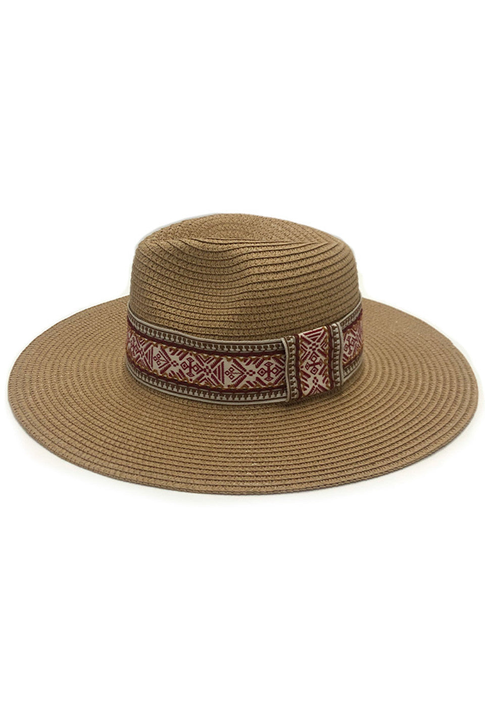 BOHO BAND PANAMA HAT from Madeline Love