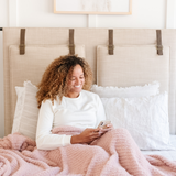 RIBBED BAMBONI® THROW BLANKETS From Saranoni