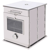 Foldable Stainless Steel Camping Oven with 3 Tier Grill for Propane Stove Baking Outdoor Cooking From Redcamp