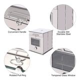 Foldable Stainless Steel Camping Oven with 3 Tier Grill for Propane Stove Baking Outdoor Cooking From Redcamp