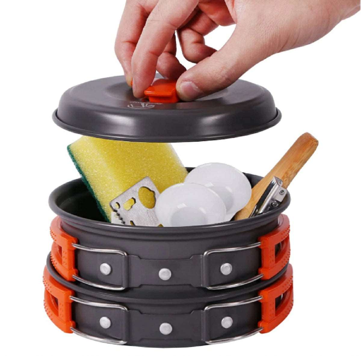 PCS 11/12/22 Camping Cookware Mess Kit From Redcamp