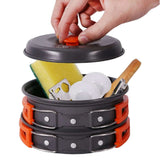 PCS 11/12/22 Camping Cookware Mess Kit From Redcamp