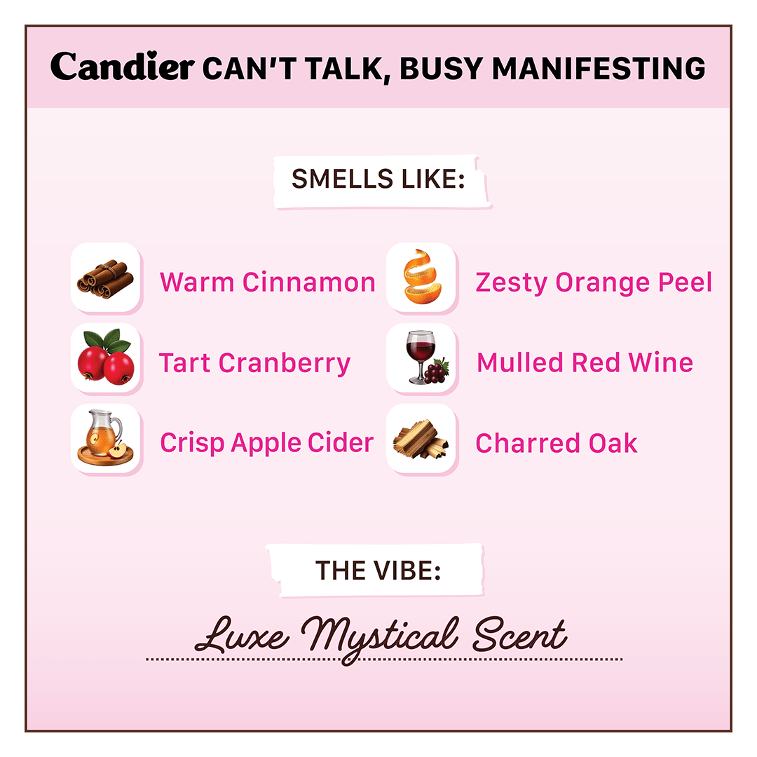 CANT TALK BUSY MANIFESTING CANDLE from Shop Ryan Porter