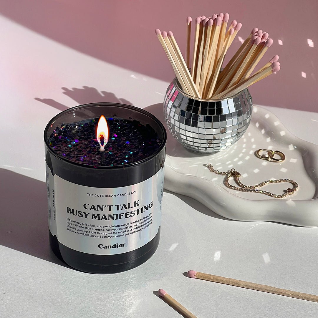 CANT TALK BUSY MANIFESTING CANDLE from Shop Ryan Porter