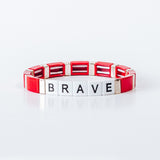 Block Bracelet - BRAVE From Ryan Porter