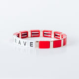 Block Bracelet - BRAVE From Ryan Porter