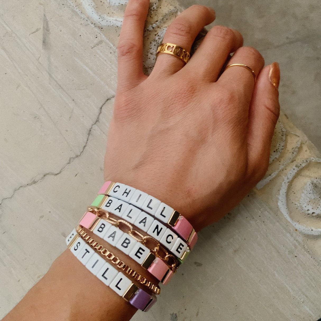 Block Bracelet - CHILL From Ryan Porter