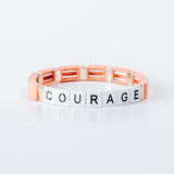 Block Bracelet -COURAGE From Ryan Porter
