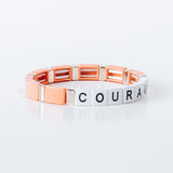 Block Bracelet -COURAGE From Ryan Porter