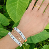 Block Bracelet -COURAGE From Ryan Porter