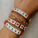 Block Bracelet - LOVE ALL AROUND From Ryan Porter