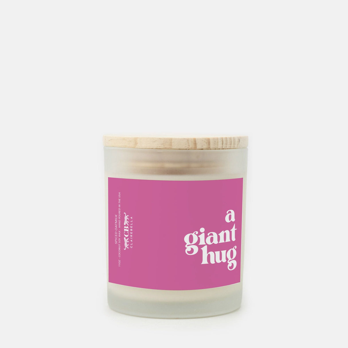 Glass Candle - Giant Hug (Spiced Oatmilk) from CB Studio