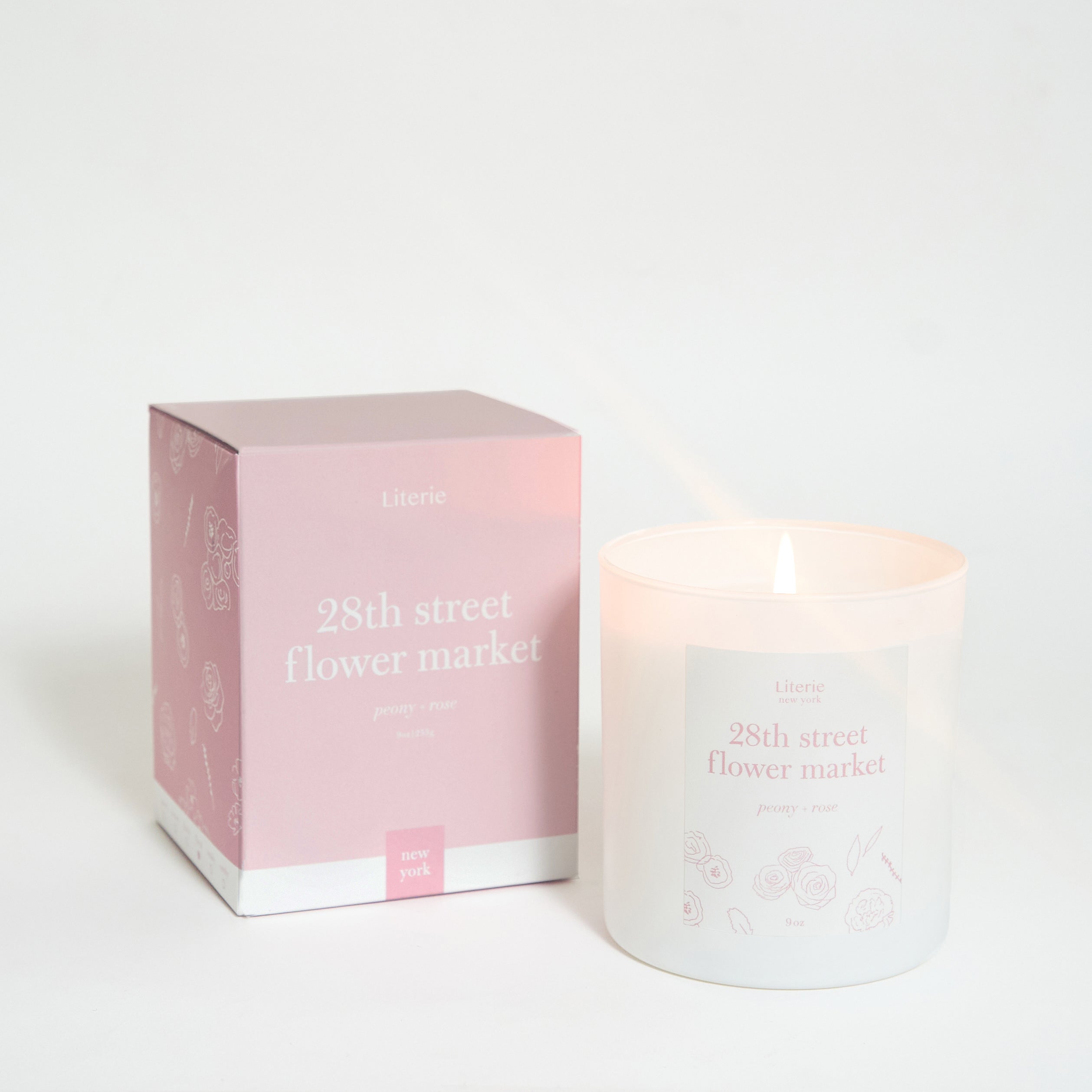 Candle - 28th Street Flower Market from Literie Candles