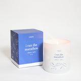 I Ran The Marathon Literie Candles