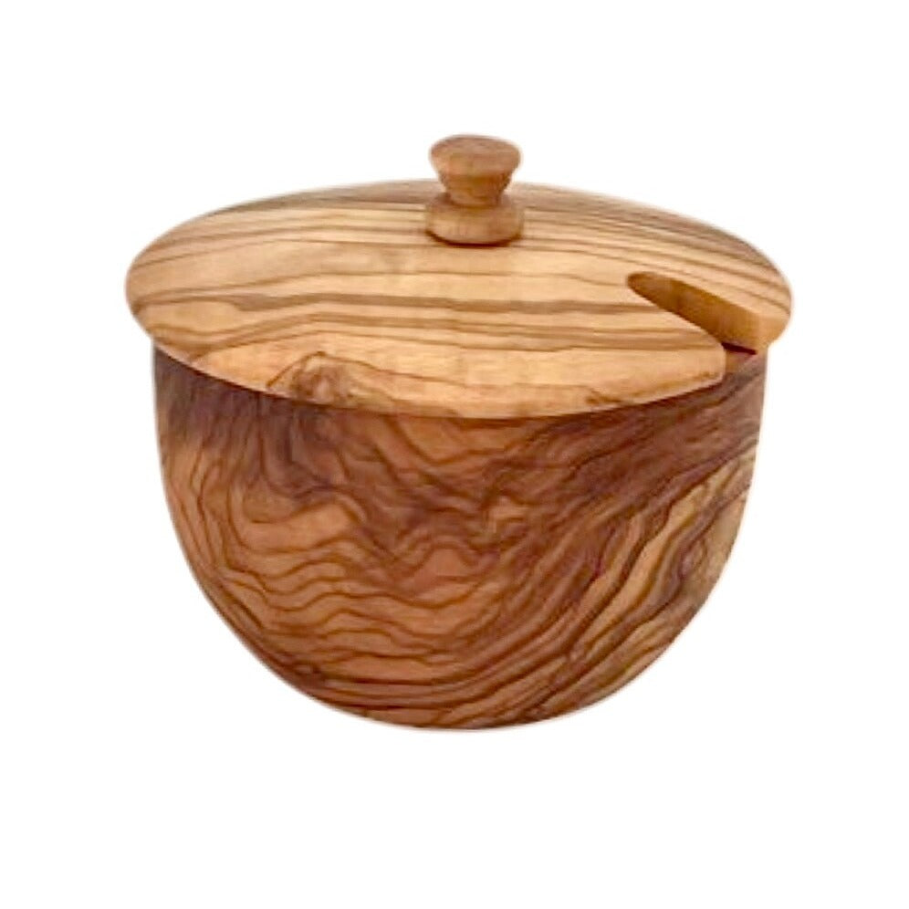 Mediterranean Olive Wood Canister from Choixe