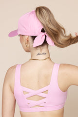 Go with the Bow High Ponytail Cap - Structured from POPFLEX