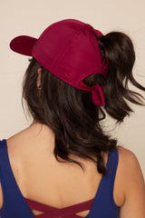 Go with the Bow High Ponytail Cap - Structured from POPFLEX