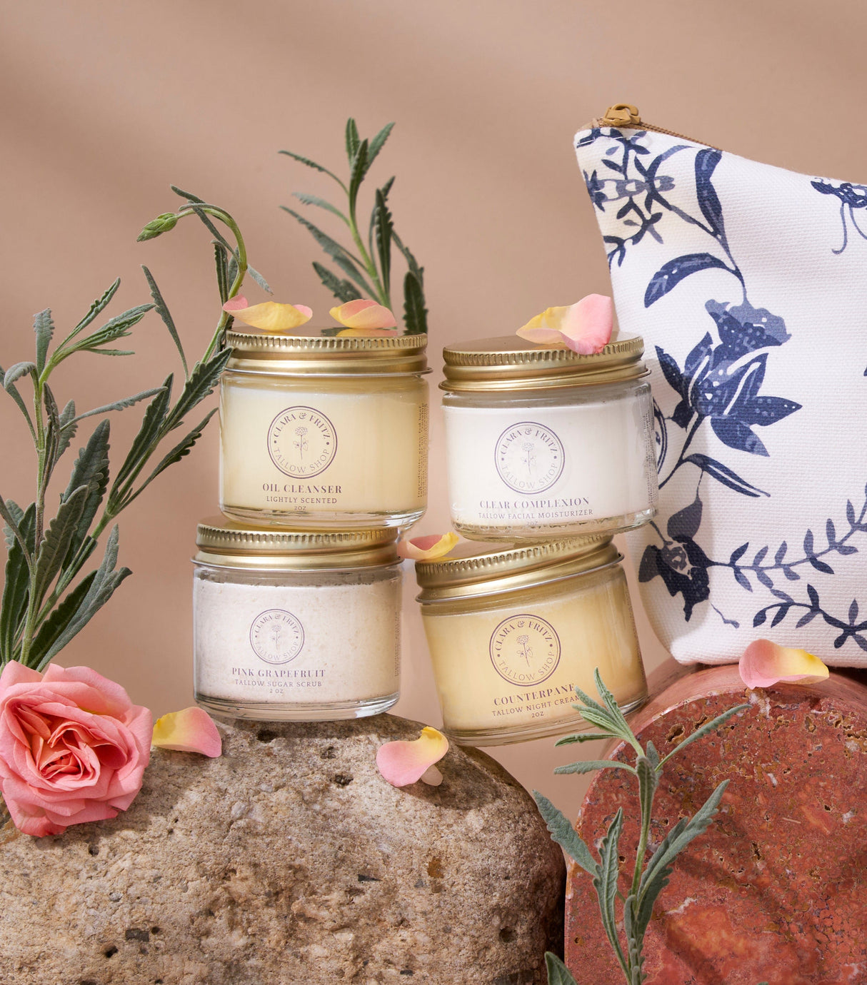 Clear Complexion Whipped Tallow Facial Moisturizer from Clara & Fritz Tallow Shop