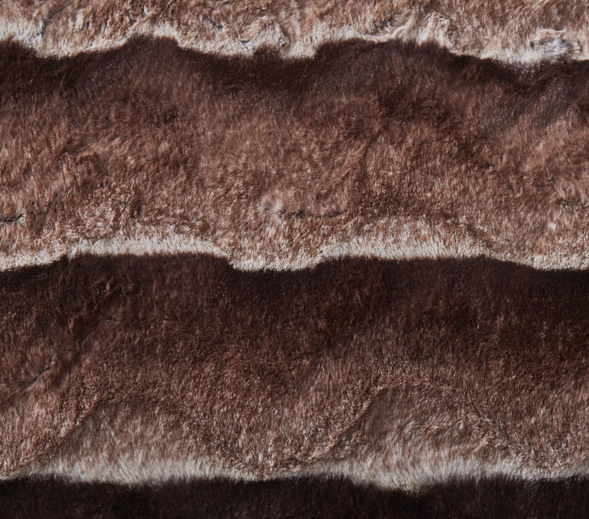 Tache Golden Brown Faux Fur Sherpa Throw Blanket (DY01)