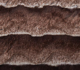 Tache Golden Brown Faux Fur Sherpa Throw Blanket (DY01)